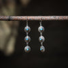 Tres Conchos Earrings with Sleeping Beauty Turquoise