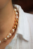 Treasure of the Sea and Sky Necklace with Baroque Pearl in 24k Vermeil
