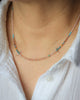 Little Birds Necklace with Peach Moonstone