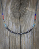 Little Birds Necklace with Black Pearl