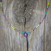 Seed Bead Necklace with Amithyst