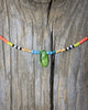 Seed Bead Necklace with Peridot