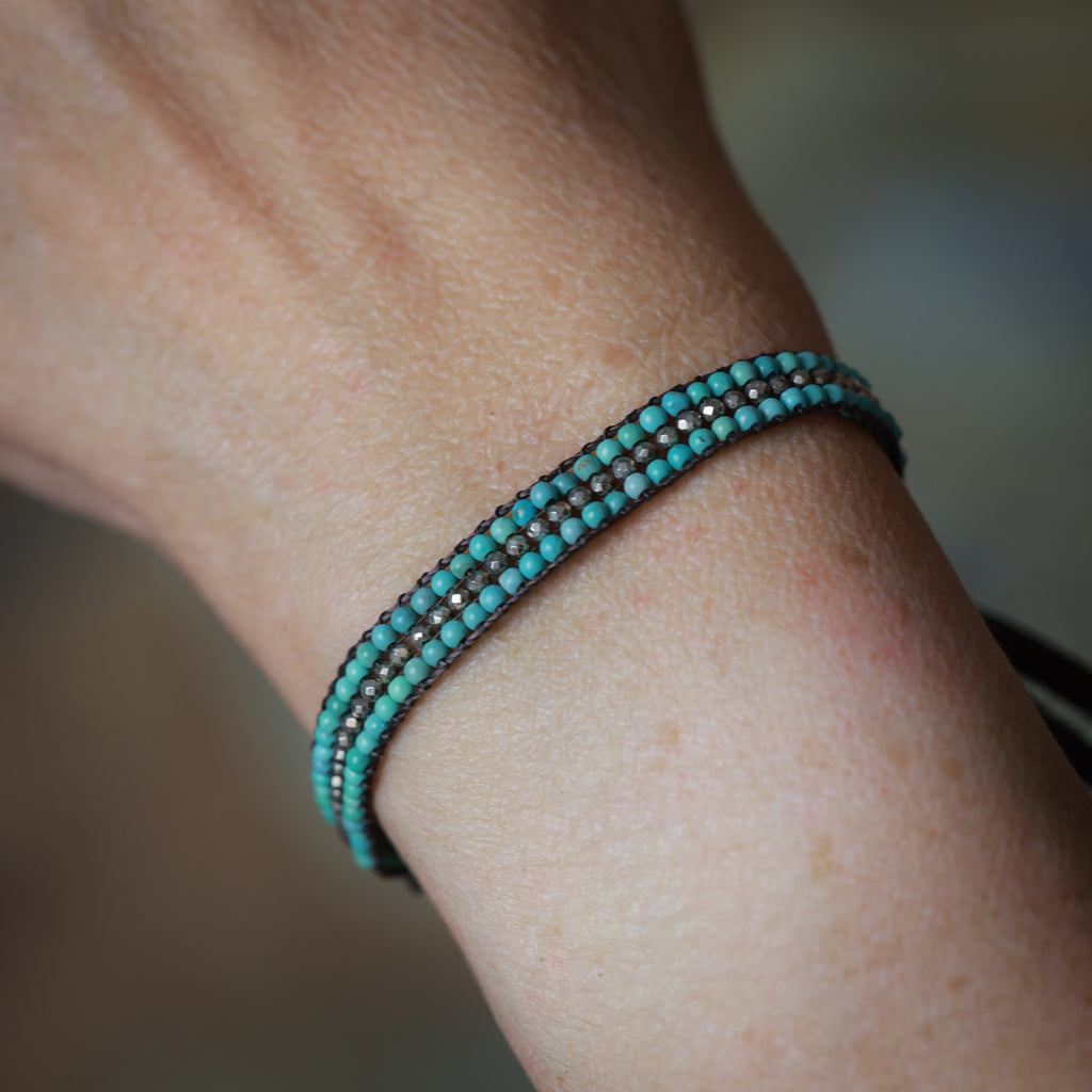 Turquoise Bead Bracelet