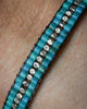 Heishi Cut Turquoise Bead Bracelet