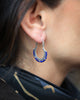 Arco Earrings with Lapis
