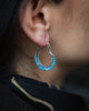 Arco Earrings with Turquoise
