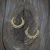 Arco Earrings with Pearl and 24k vermeil