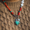 Treasure of the Sea and Sky Charm Necklace with Kingman Heart