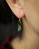 Pétalo Fringe Earrings in Apatite 24k Vermeil