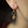 Pétalo Fringe Earrings in Citrine and 24k Vermeil