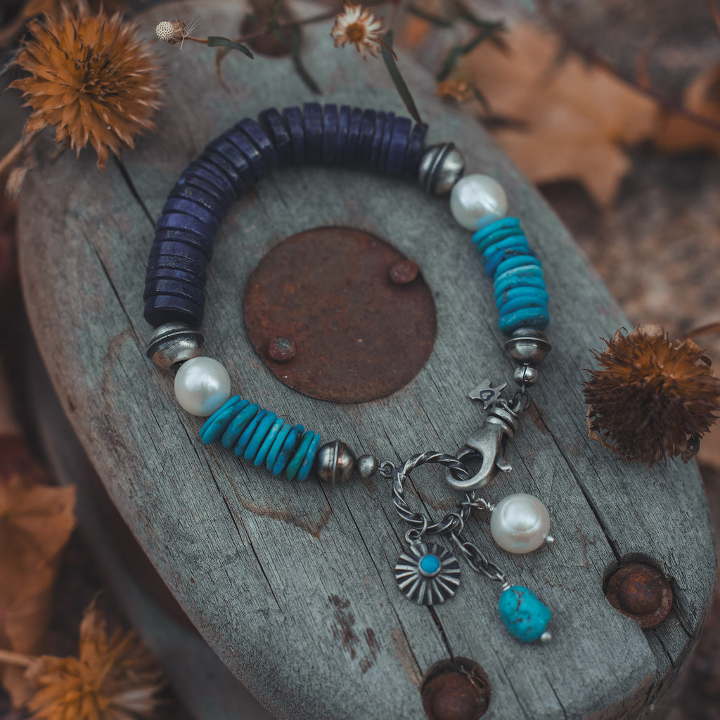 Lapis Treasure of the Sea and Sky Bracelet