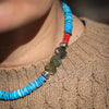 Treasure of the Sea and Sky Necklace with Turquoise & Labradorite