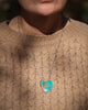 Kingman Turquoise Heart Necklace