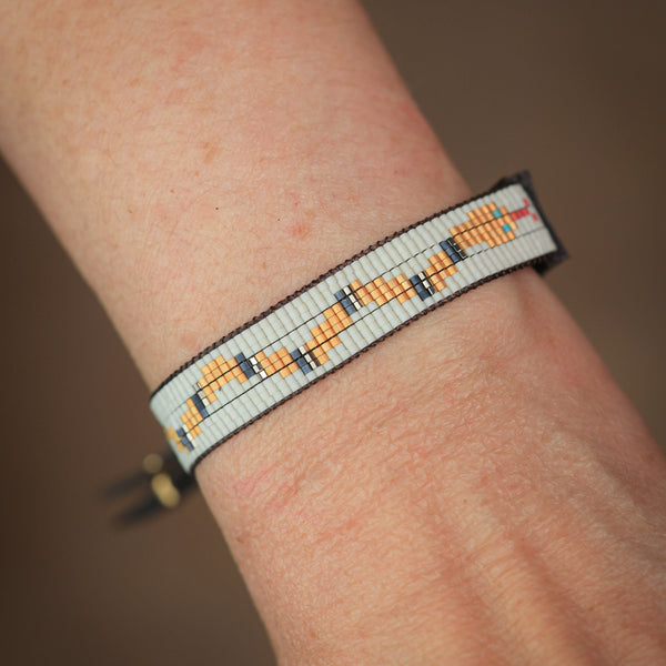 La Culebra Bracelet in White and 24K Vermeil