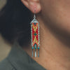 El Recuerdo Earrings in Red