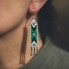 El Recuerdo Earrings in Green