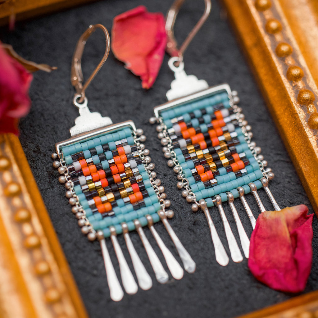 Mariposa Earrings in Blue