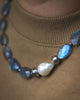 Treasure of the Sea and Sky Necklace with Labradorite and Pearl