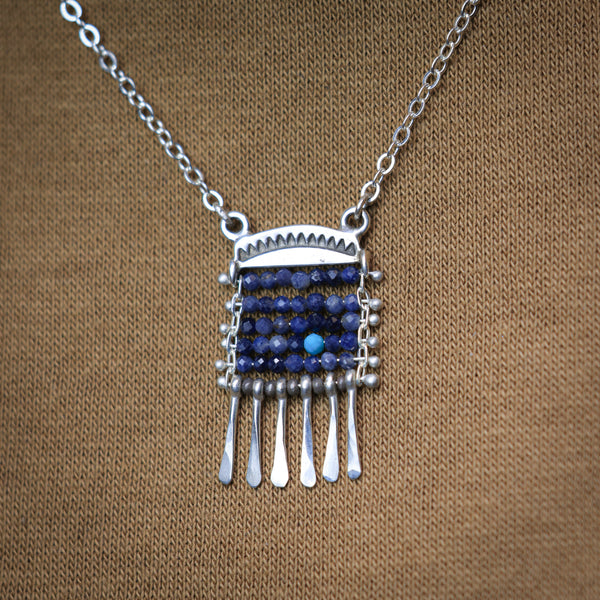 Petite Sapphire Bead Necklace