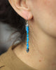 Twin Arrows Earrings with Sleeping Beauty Turquoise