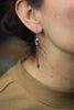 Twin Arrows Earrings with Apple Coral and Kingman Turquoise