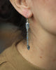 Twin Arrows Earrings with Labradorite