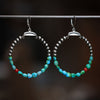 Hoops with Turquoise