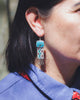 Turquoise Raven & River Earrings