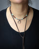 Lariat with Garnet and Turquoise