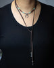 Lariat with Garnet and Turquoise