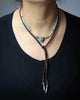 Turquoise Lariat with Turquoise and Pearl