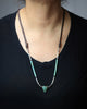 Turquoise Lariat with Turquoise and Pearl