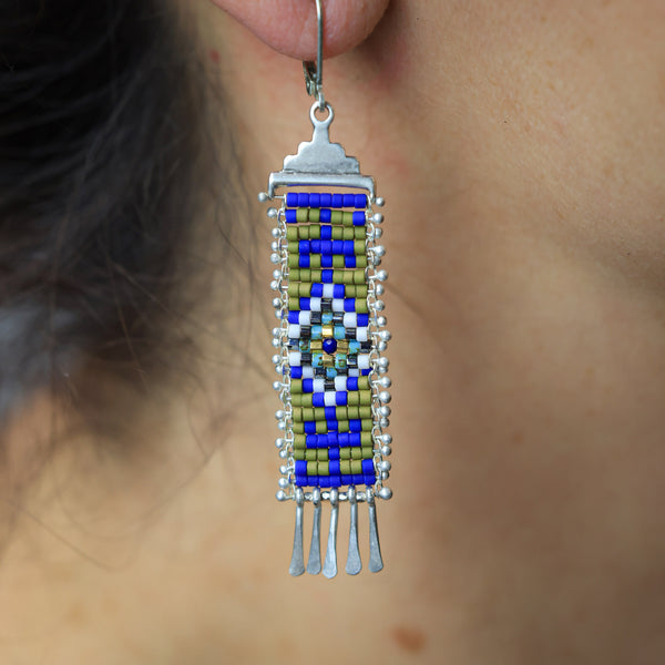 Nacimiento Earrings in Blue