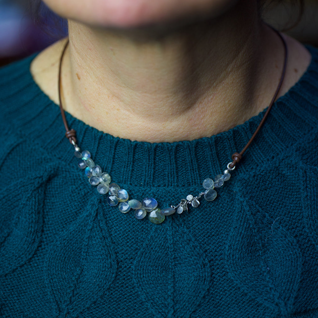 Stream of Labradorite Necklace