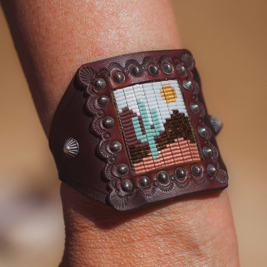 Arizona Landscape Leather Bracelet