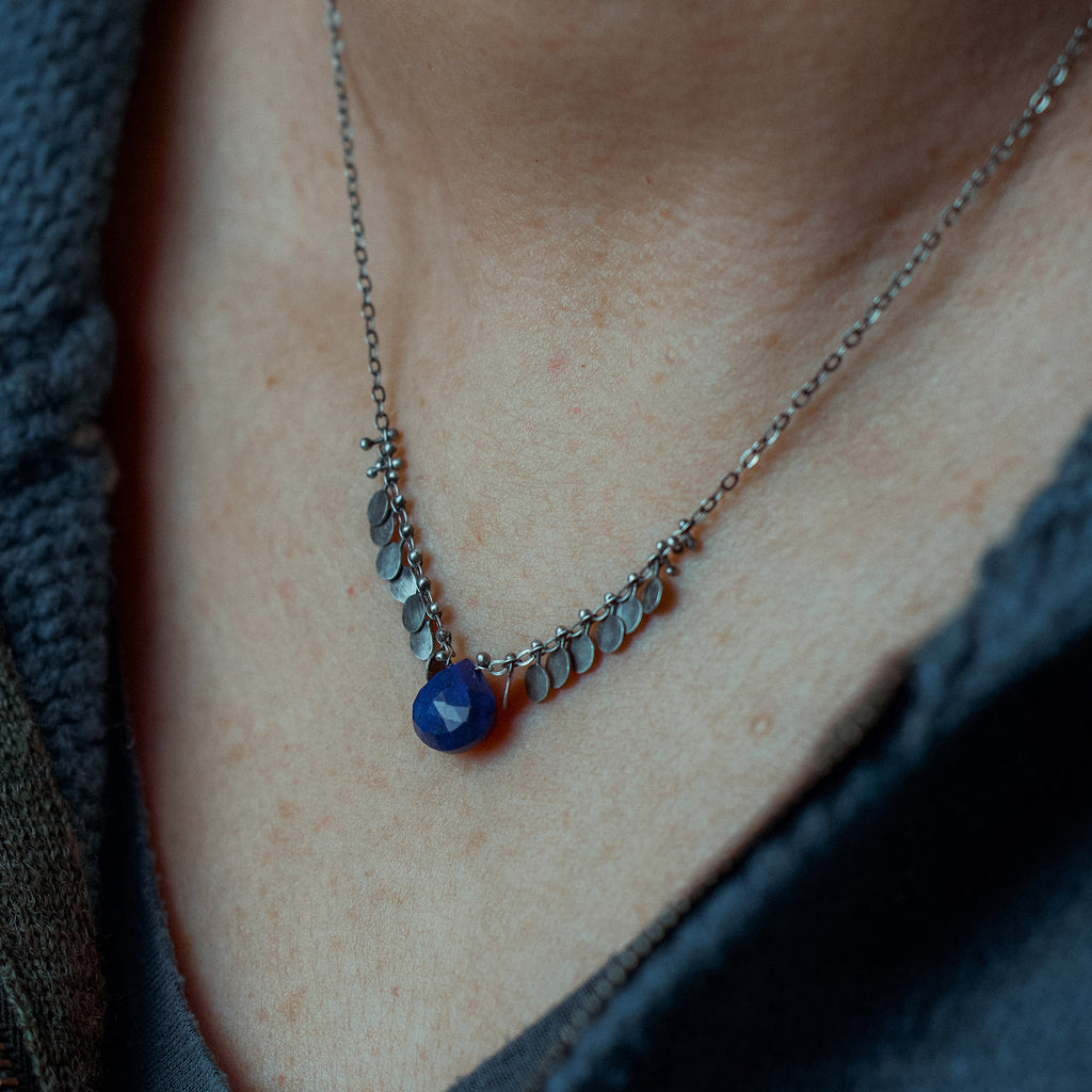 Solo Stone Lapis Necklace