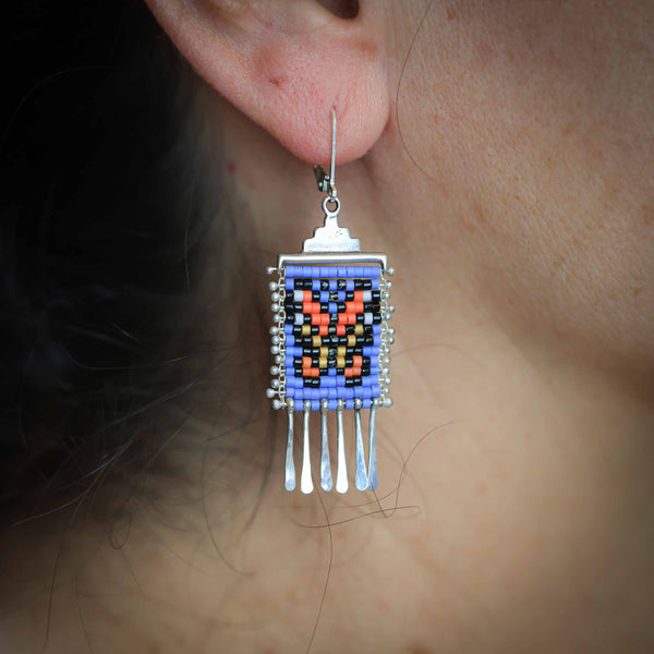 Mariposa Earrings in Periwinkle