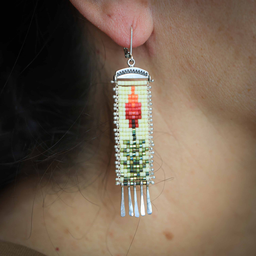 Yucca Earrings in Butter Yellow