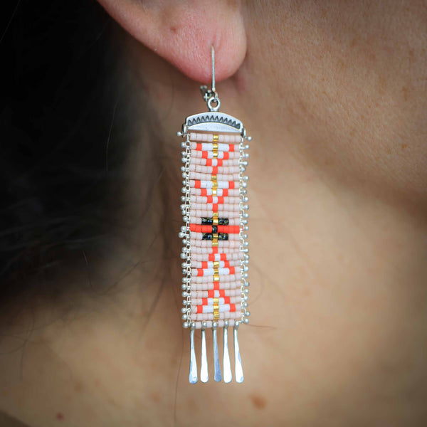 Sacred Valley Earrings in Pink