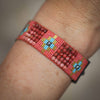 Rhodochrosite Ojo Bracelet