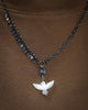Mixed Chain Mother of Pearl Bird Necklace