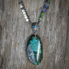 Mixed Media Necklace with Peruvian Opal & Turquoise