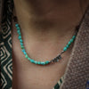 Sleeping Beauty Turquoise Nugget Necklace