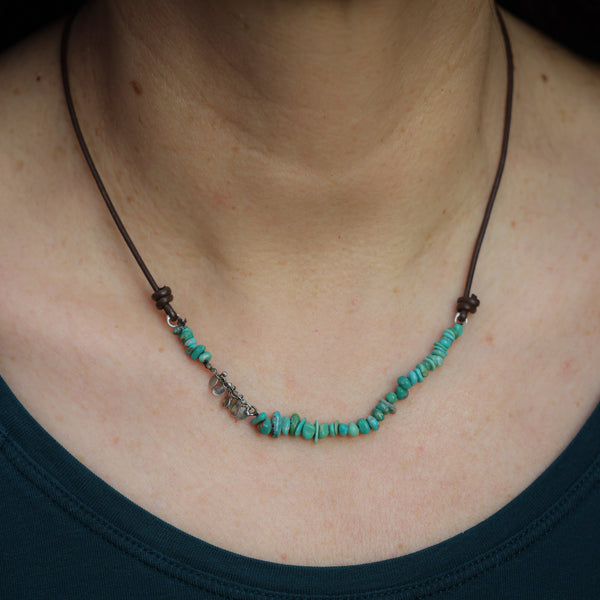 Stream of Turquoise Necklace