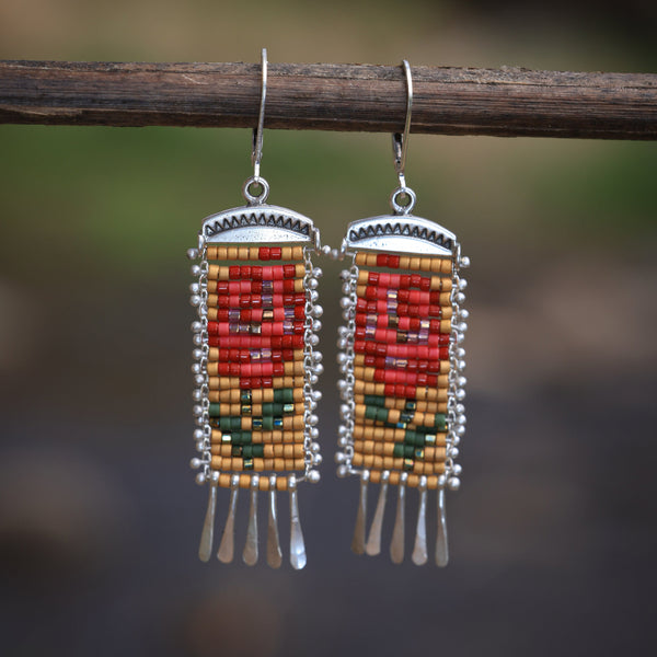 Rosas Earrings (ear wire or post)