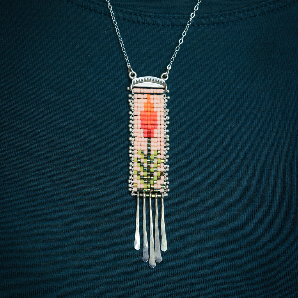 Yucca Necklace in Pink