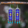 Cruces de Caminos Earrings in blue