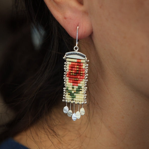 Rosas Earrings in Butter Yellow (ear wire or post)