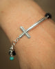 Chapel Road Bracelet with Black Leather