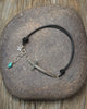 Chapel Road Bracelet with Black Leather